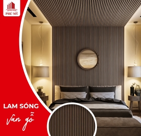 LAM SÓNG VÂN GỖ